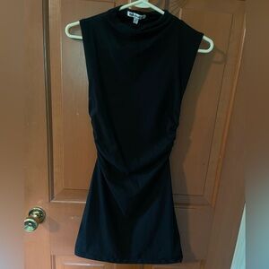 Reformation Black Alden Knit Dress